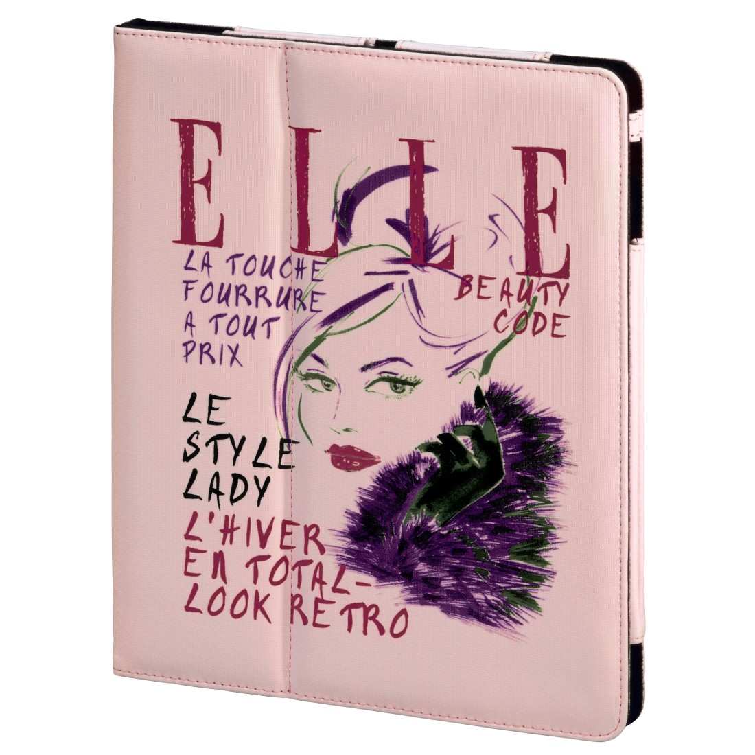 HAMA Elle Portfolio Lady, Bookcover, Apple, iPad Air, Pink