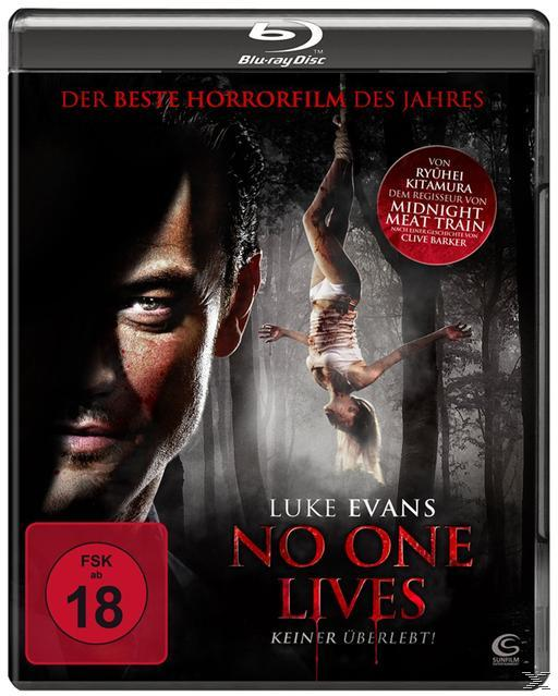 Eine DVD-Hülle mit einem Filmplakat, das das Gesicht eines Mannes, eine kopfüber hängende Frau und Text zeigt.
