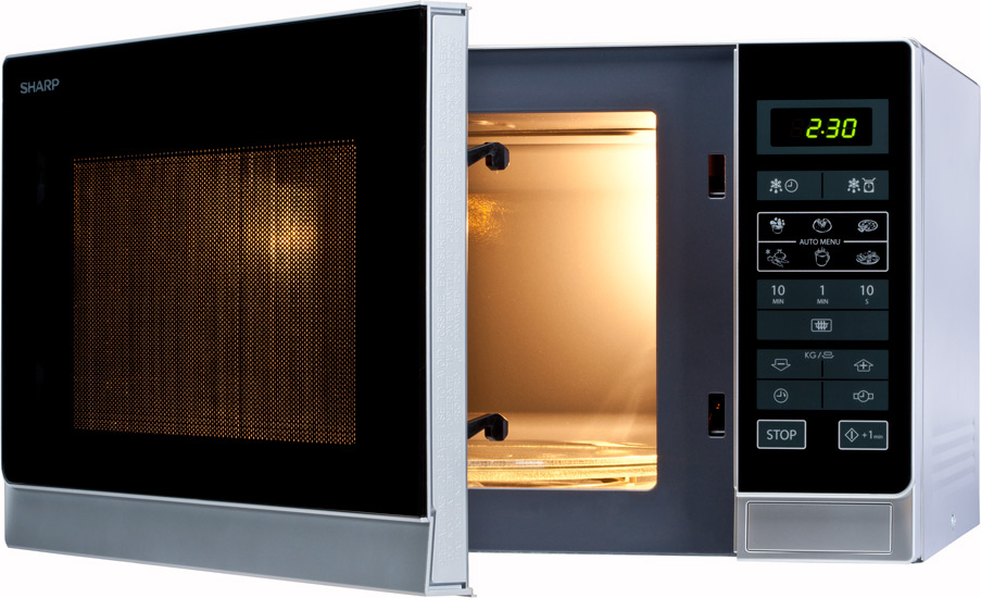 SHARP R-342-IN, Mikrowelle (900 Watt)