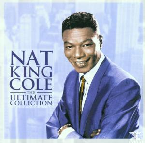 Albumcover. Ein Mann in einem blauen Anzug und die Worte 'NAT KING COLE' auf hellem Hintergrund.
