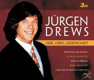 CD-Cover von Jürgen Drews, der lächelt, mit Text über seine Musik.