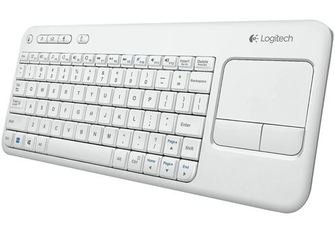 Teclado Inalámbrico con Touch Pad Logitech K400 Plus USB Multidispostivo  Compacto Negro
