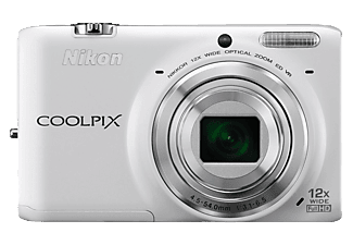Appareil Photo Compact Nikon COOLPIX S6500 16MP - Zoom 12x, Wi-Fi, Couleur Rouge