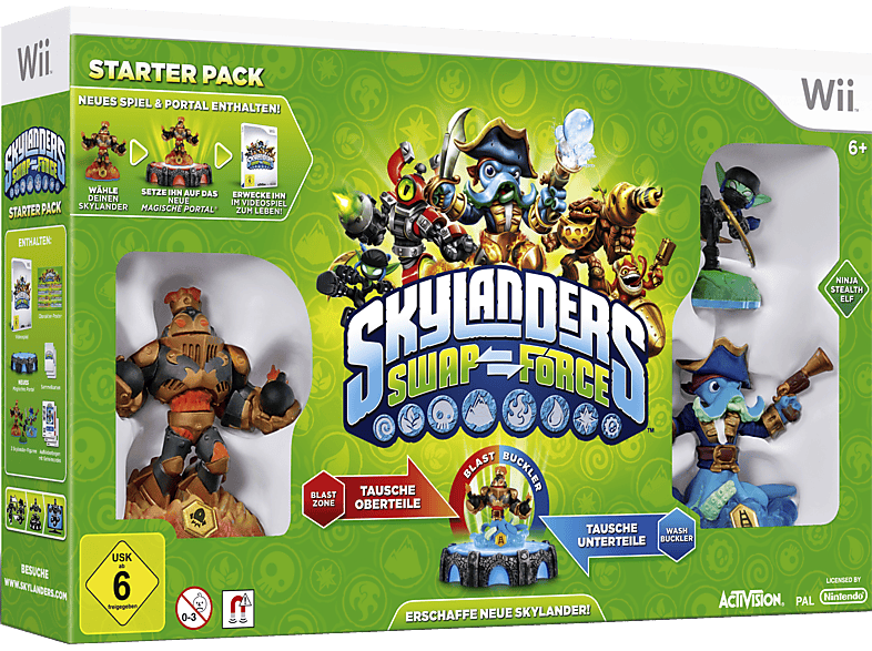 SKYLANDERS Skylanders Swap Force Starter Pack Nintendo WiiU / Wii