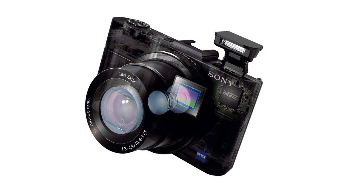 SONY Cyber-shot DSC-RX100 II Zeiss NFC Digitalkamera Schwarz, 3.6x opt. Zoom, Xtra Fine/TFT-LCD, WLAN