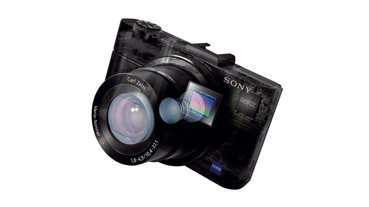 SONY Cyber-shot DSC-RX100 II Zeiss NFC Digitalkamera Schwarz, 3.6x opt. Zoom, Xtra Fine/TFT-LCD, WLAN