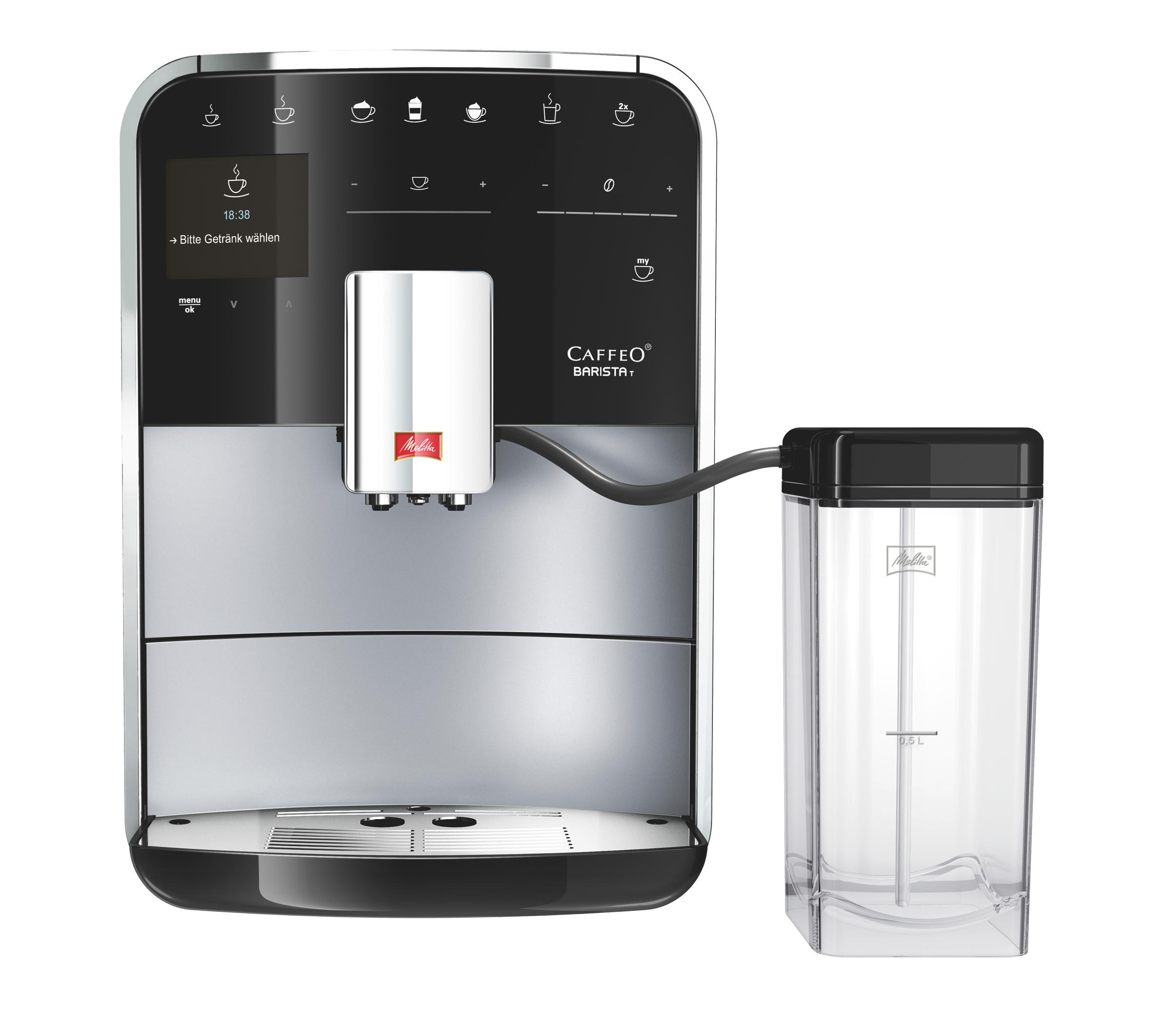 MELITTA F 730-101 Caffeo Barista T Kaffeevollautomat Silber