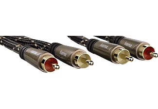 HAMA 123321 CABLE A-RCA M/M 1.5M - Audio-Kabel (Bronze Coffee)