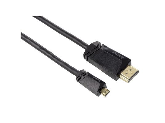 HAMA 123286 CABLE HDMI A/D M/M 1.5M HS GP - HDMI-Kabel (Schwarz)