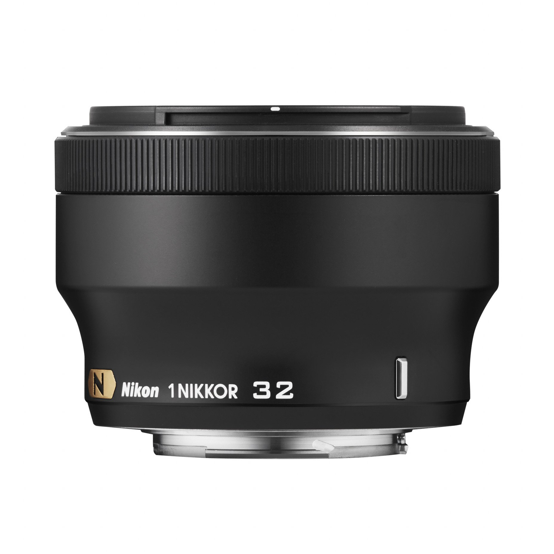 NIKON 1 NIKKOR 32mm 1:1,2 - 32 mm f/1.2 N für Nikon 1-Bajonett, Schwarz)