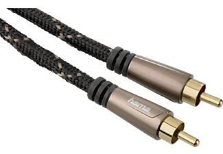 HAMA 123320 CABLE A-RCA M/M 0.75M - Audio-Kabel (Bronze Coffee)