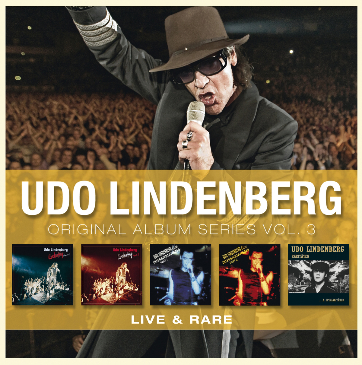Udo Lindenberg - Original Album Series Vol.3 - Live & Rare  - (CD)