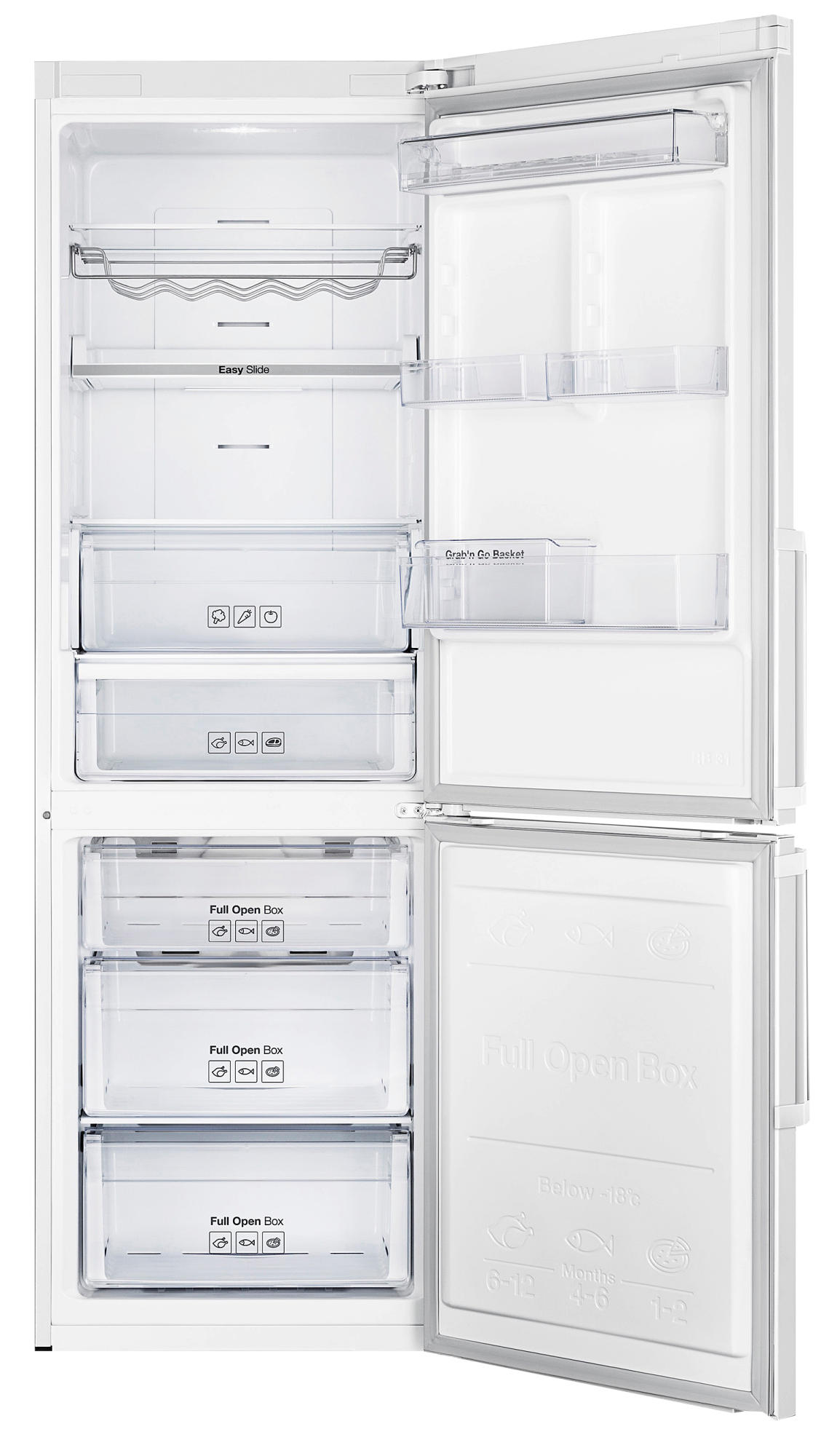 Frigorífico combi - Samsung RB31FERNCWW/EF, No Frost, 185cm, Clasificación energética A++