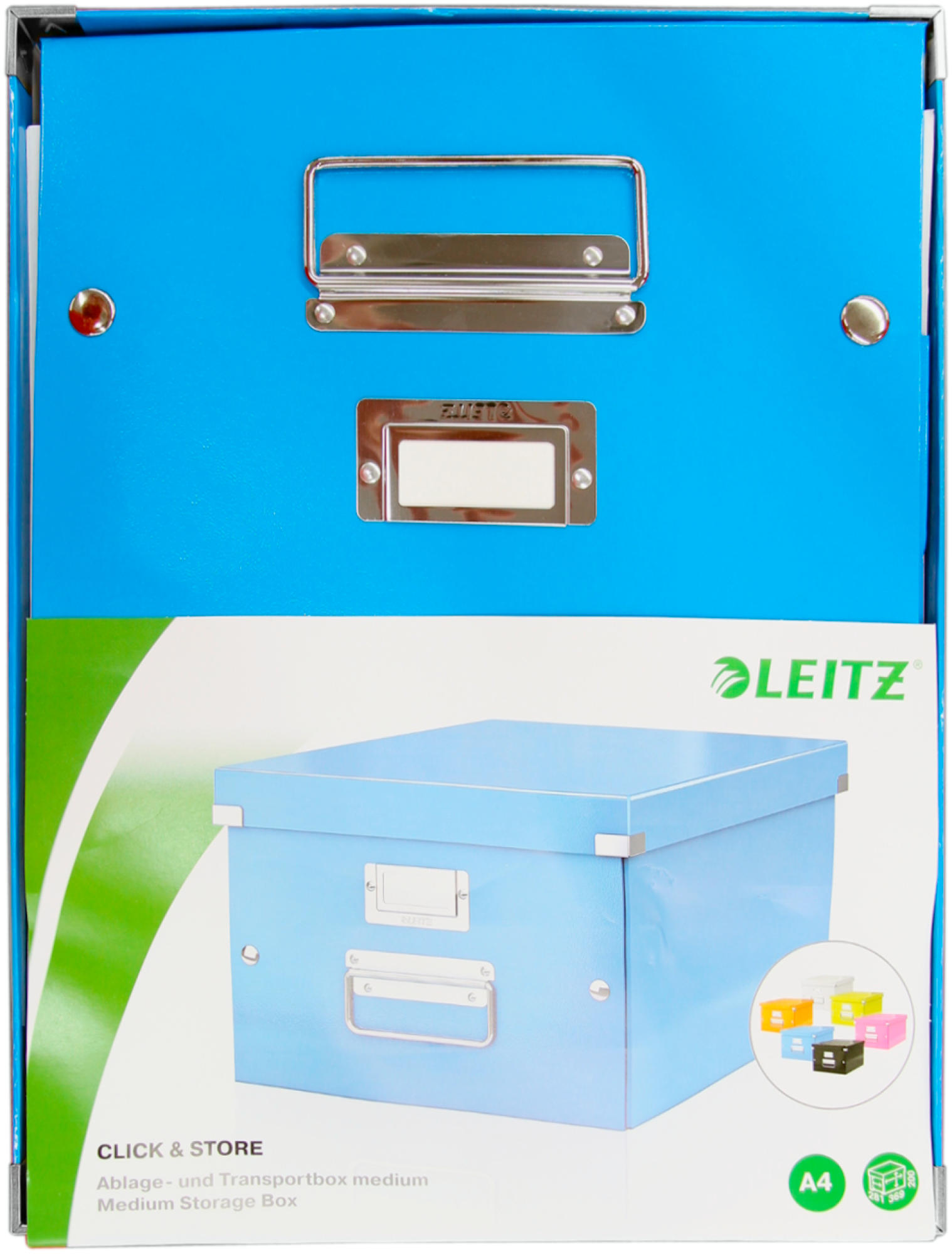 LEITZ 6044-00-26 CLICK&STORE Aufbewahrungs-und Transportbox mittel Aufbewahrungs- und Transportbox Blau