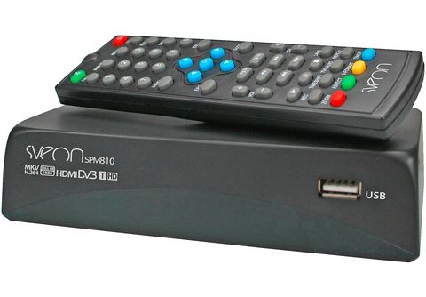 Reproductor multimedia - Sveon SPM810 sintonizador grabador TDT full HD  1080p, reproductor MKV