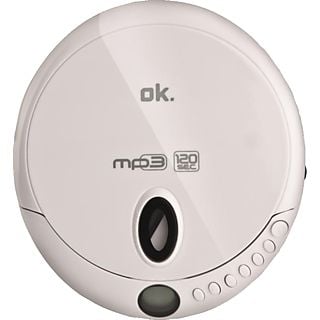 OK OPC 310-W - Lettore CD portatile (Bianco)