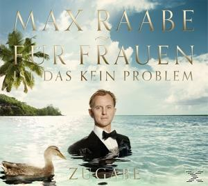 Max Raabe Albumcover. Ein Mann im Wasser mit einer Ente, mit Text darüber.