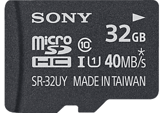 SONY microSDHC SR32UYA CL10 32GB - Speicherkarte  (32 GB, 40, Schwarz)