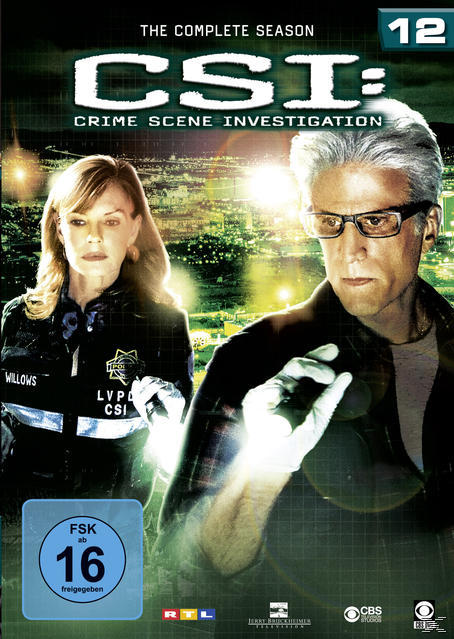 DVD-Cover für 'CSI: Crime Scene Investigation'. Zeigt zwei Personen in Polizeiuniform.