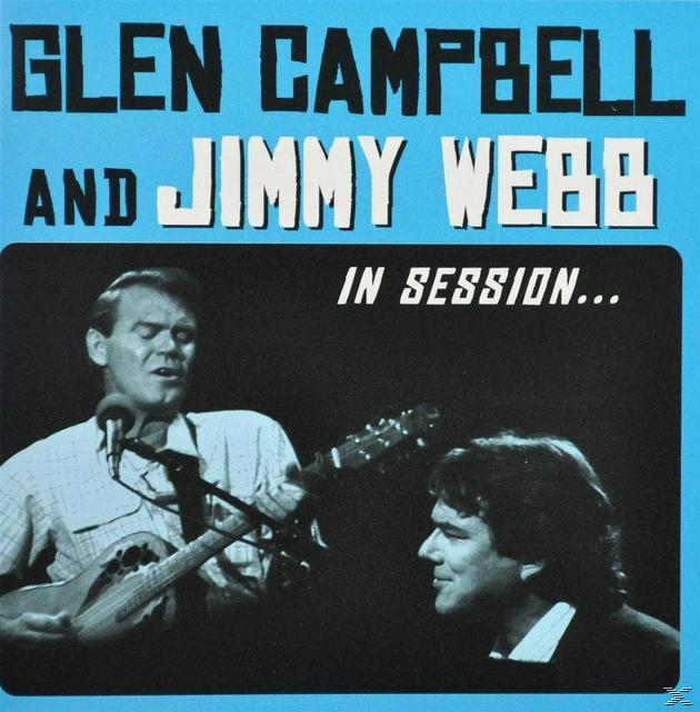 Albumcover mit zwei Männern, einer Gitarre und dem Text 'Glen Campbell and Jimmy Webb'.