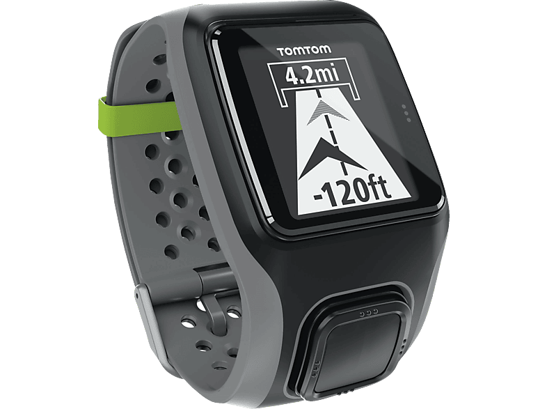 Reloj deportivo Tom Tom Multi Sport HRM, GPS, sensor de natación,  altímetro, Gris