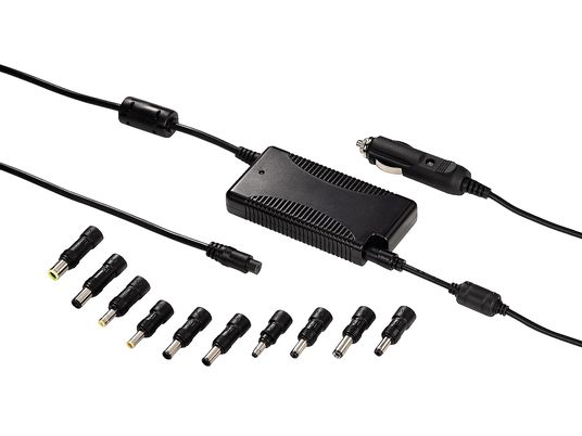 HAMA Notebook Power Supply for Cars and Lorries - Alimentation pour ordinateur portable (Noir)