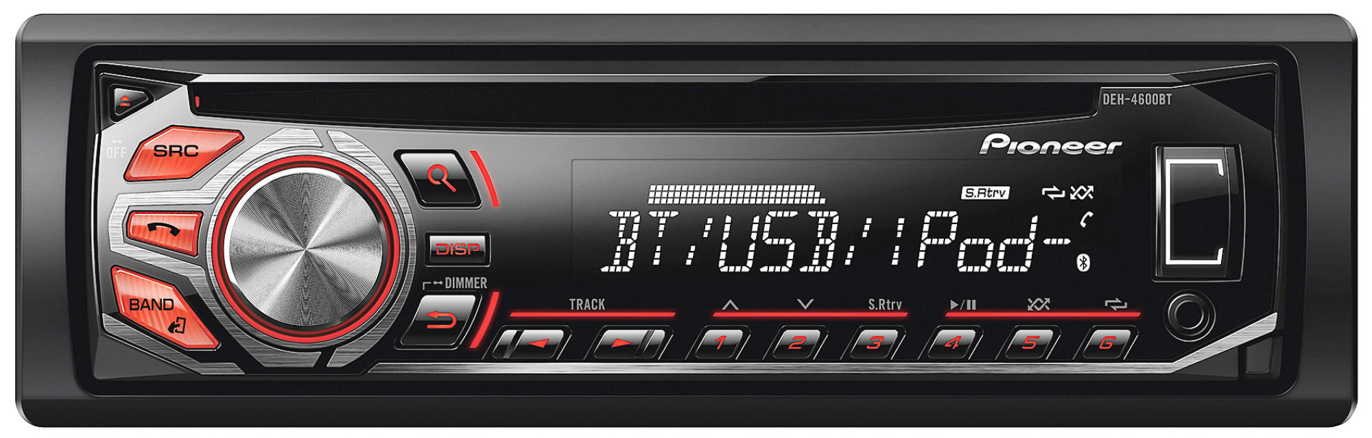 PIONEER DEH-4600BT CD-Tuner 1 DIN, 50 Watt