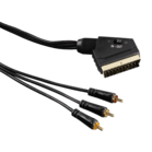 AV-Kabel, Scart - 3x Cinch 3 Meter (123309)