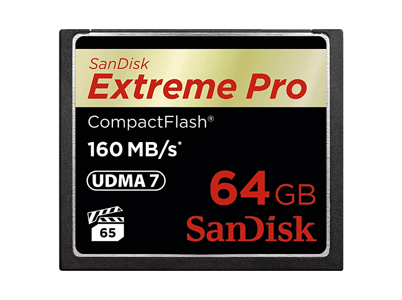 SanDisk 64GB Extreme Pro CF 160MB/s CompactFlash