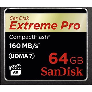 SANDISK EXTREM PRO 160MB/S - Compact Flash-Schede di memoria  (64 GB, 160, Nero)