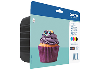BROTHER LC123VALBP MULTI PACK CMYBK - Tintenpatrone (Schwarz, gelb, cyan, magenta)