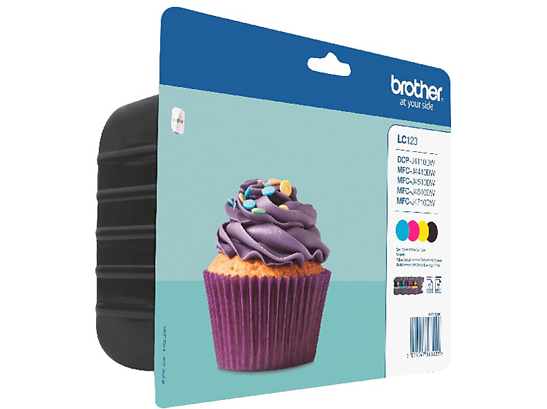 BROTHER LC-123  Zwart - Cyan - Magenta - Geel