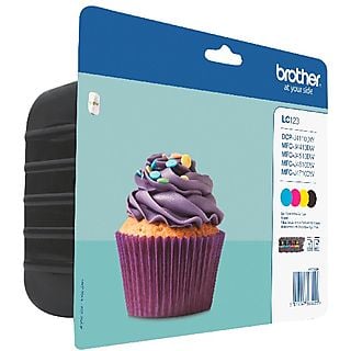 BROTHER LC-123 Value Pack - Cartouche d'encre (multicolore)