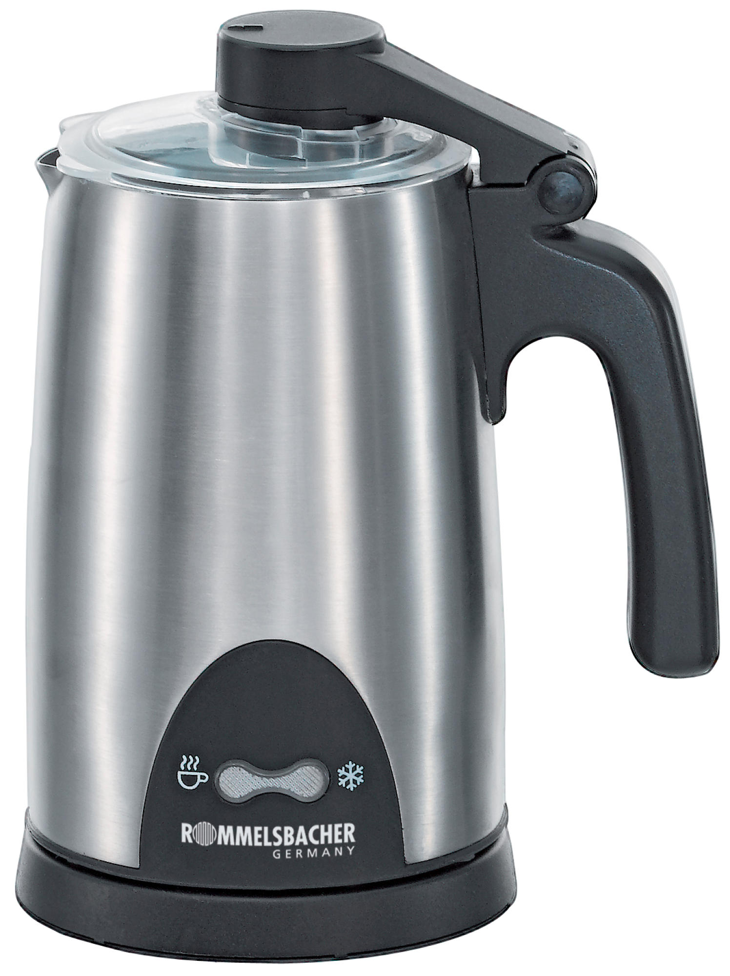ROMMELSBACHER MS 620 E Milchaufschäumer, Edelstahl, 600 Watt, 0,25 l
