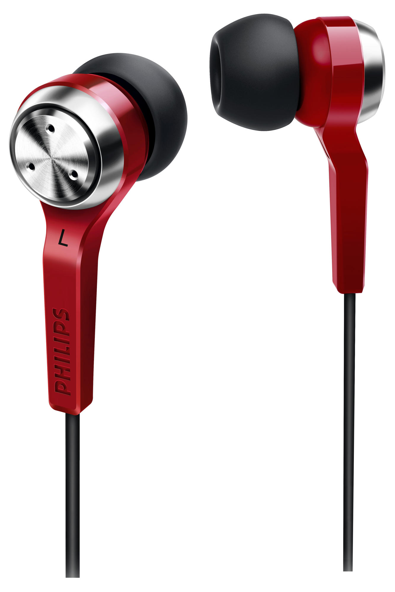 PHILIPS SHE 8500/10, In-ear Kopfhörer Rot