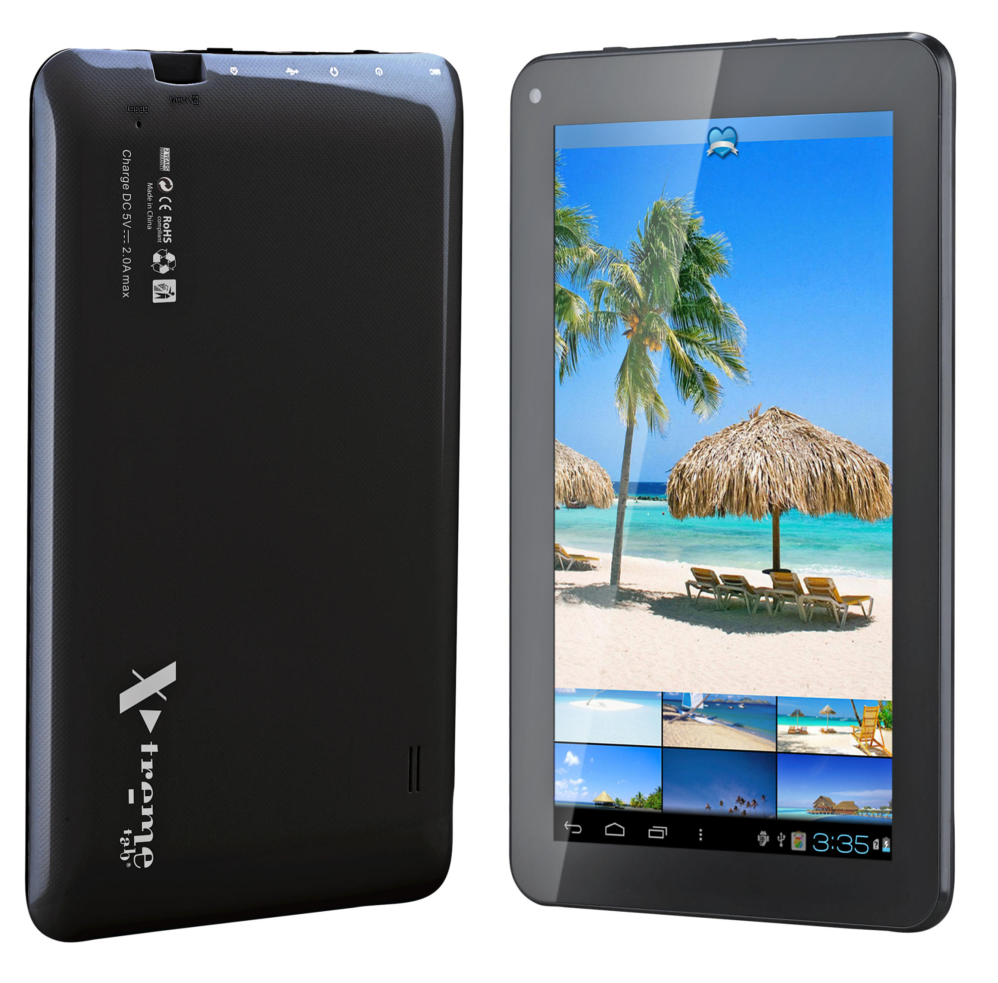 Tablet - Xtreme X71 Negro, 8GB, 1GB de RAM