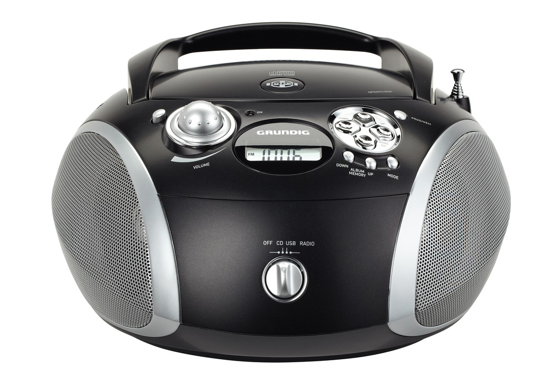 GRUNDIG RCD 1445 Radiorecorder, Schwarz