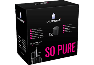 LAURASTAR Kalkschutzkartuschen zur Wasserfilterung LIFT - 3er Set - Kalkschutzfilter (Schwarz)