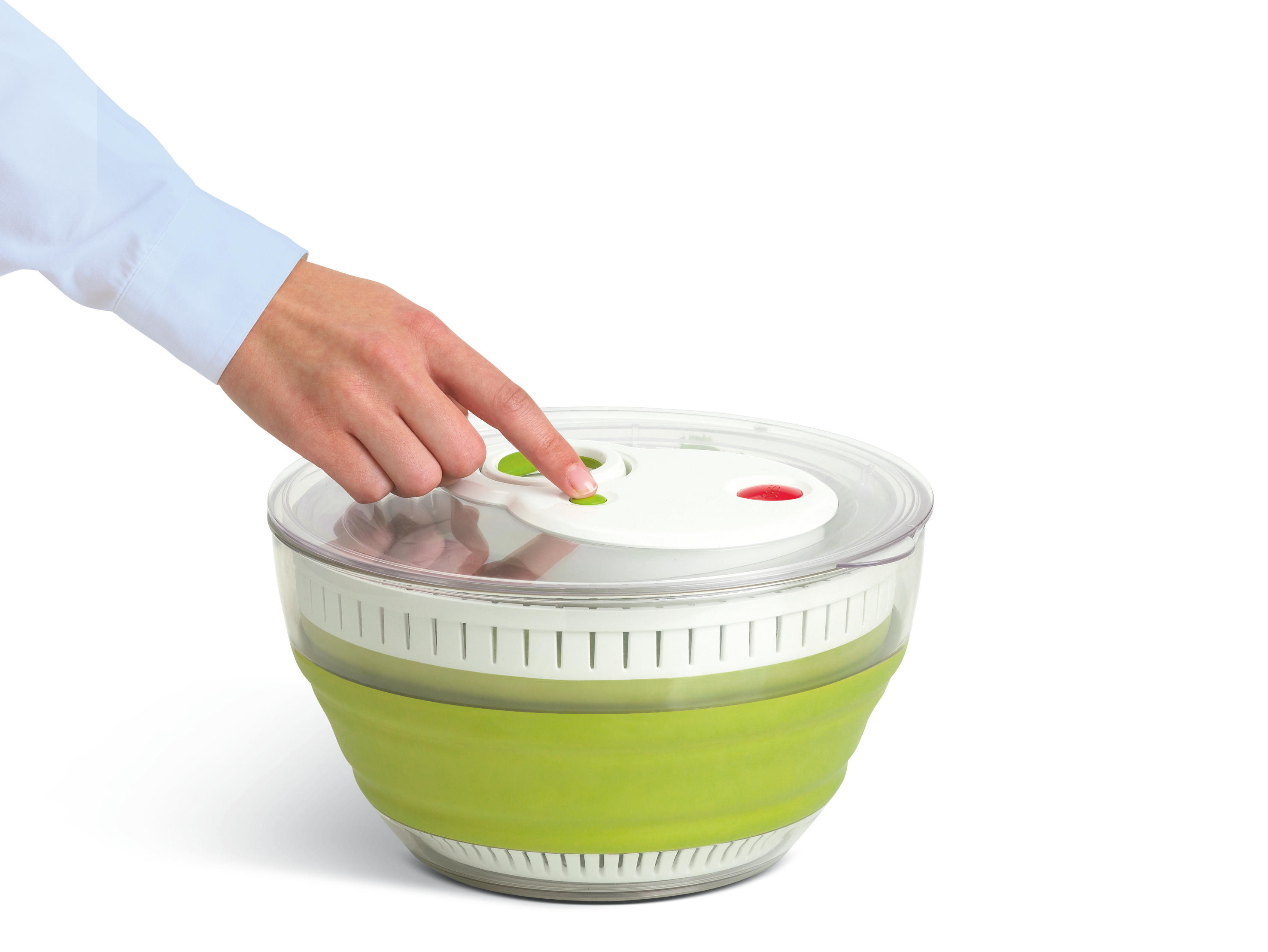EMSA 512991 Turboline Salatschleuder Weiß