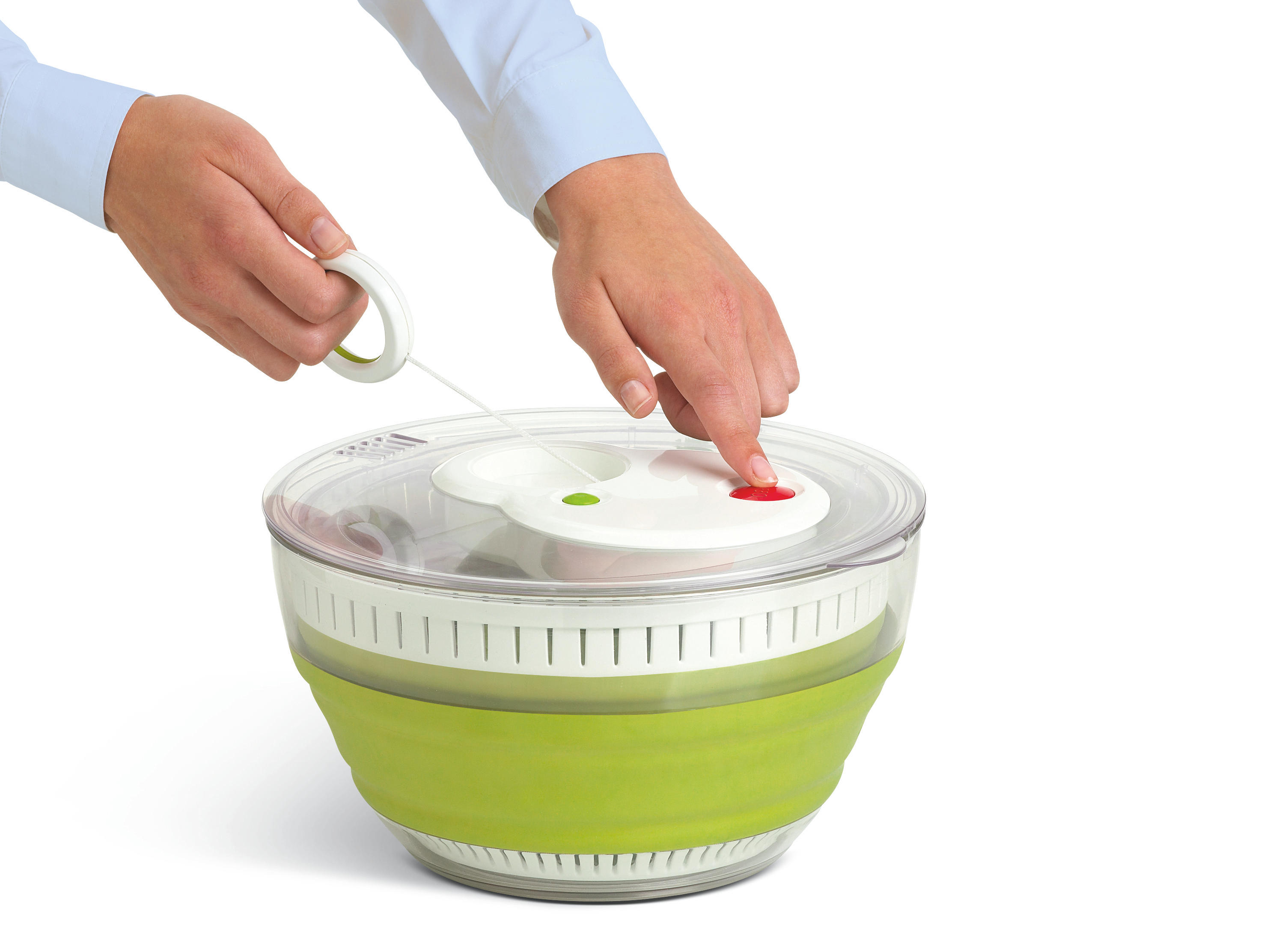 EMSA 512991 Turboline Salatschleuder Weiß