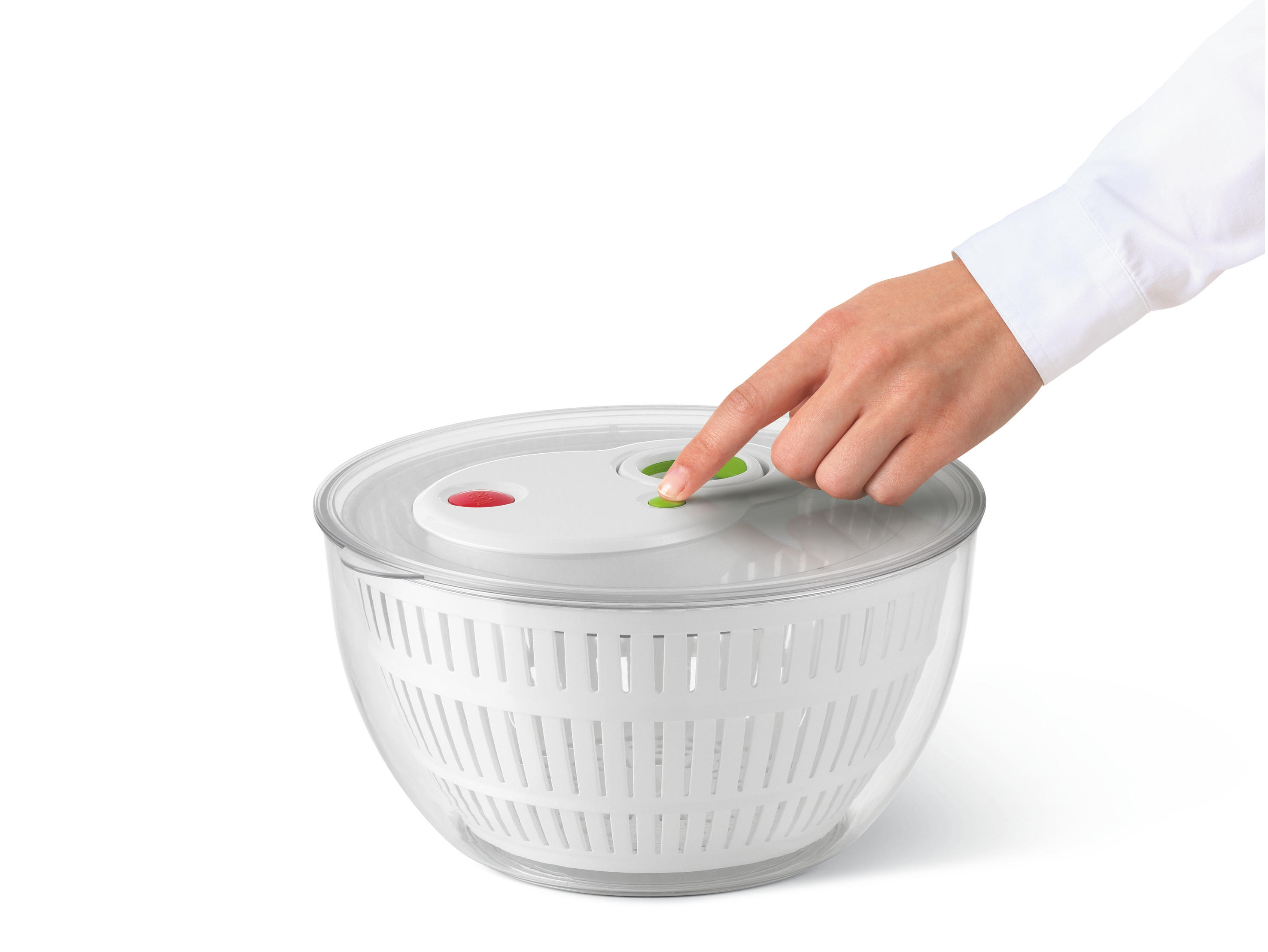 EMSA 513442 Turboline Salatschleuder Weiß