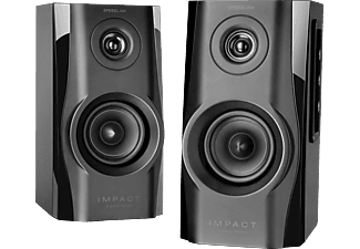 SPEEDLINK IMPACT Stereo Speakers - Système d'enceinte stéréo actif (Noir)