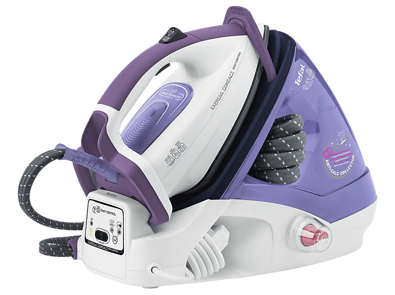 TEFAL Express Compact Easy Control (5,1 bar, 2200 Watt Wassertank, weiß ...