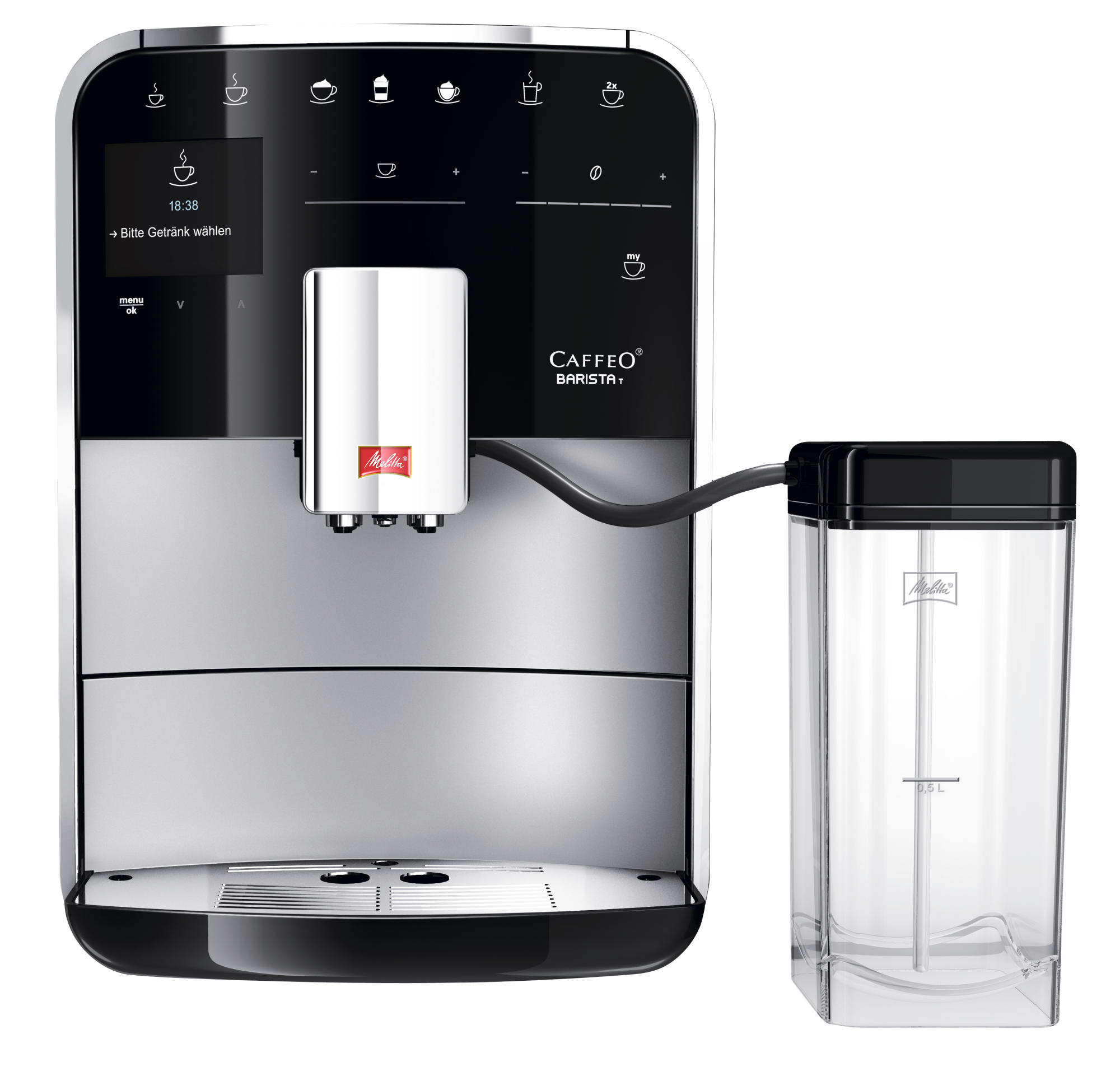 MELITTA F 730-101 Caffeo Barista T Kaffeevollautomat Silber