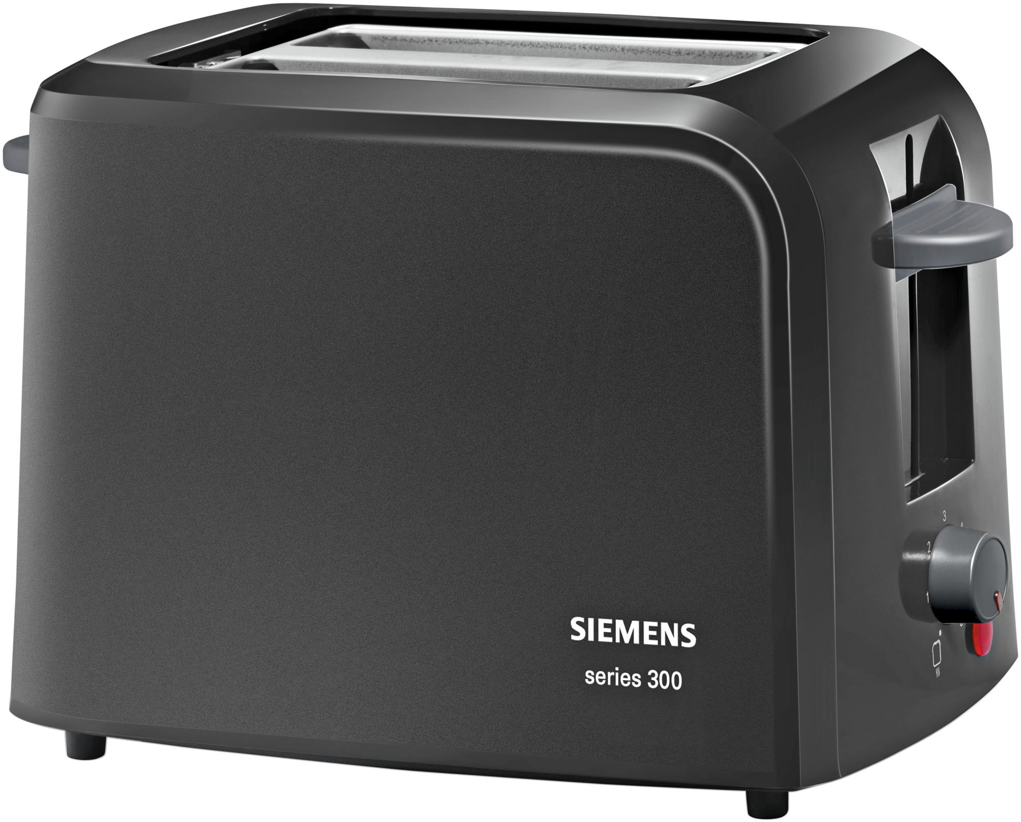 SIEMENS TT 3A0103 Toaster Schwarz (980 Watt, Schlitze: 2)