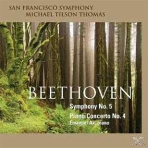 Michael Tilson Thomas, Ax, San Francisco Symphony Orchestra - Symphony No.5 - Piano Concerto No.4  - (SACD)