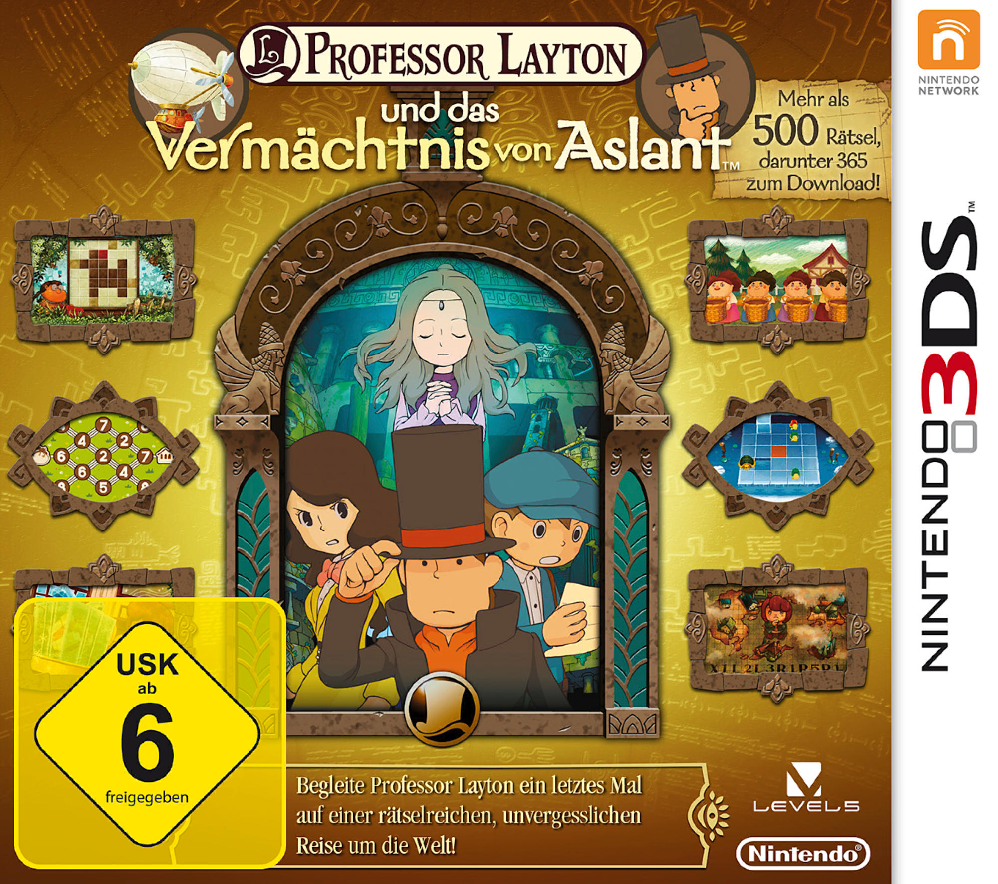 Professor Layton und das Vermächtnis von Aslant - [Nintendo 3DS]
