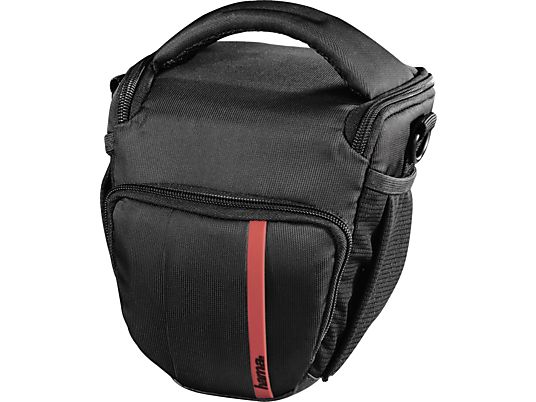 HAMA 00121877 - borsa della macchina fotografica (Nero/Rosso)