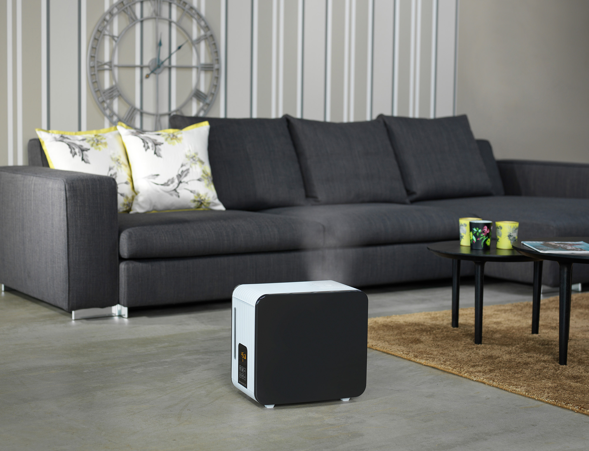 BONECO S 450 Luftbefeuchter Schwarz (480 Watt, Raumgröße: 60 m²)