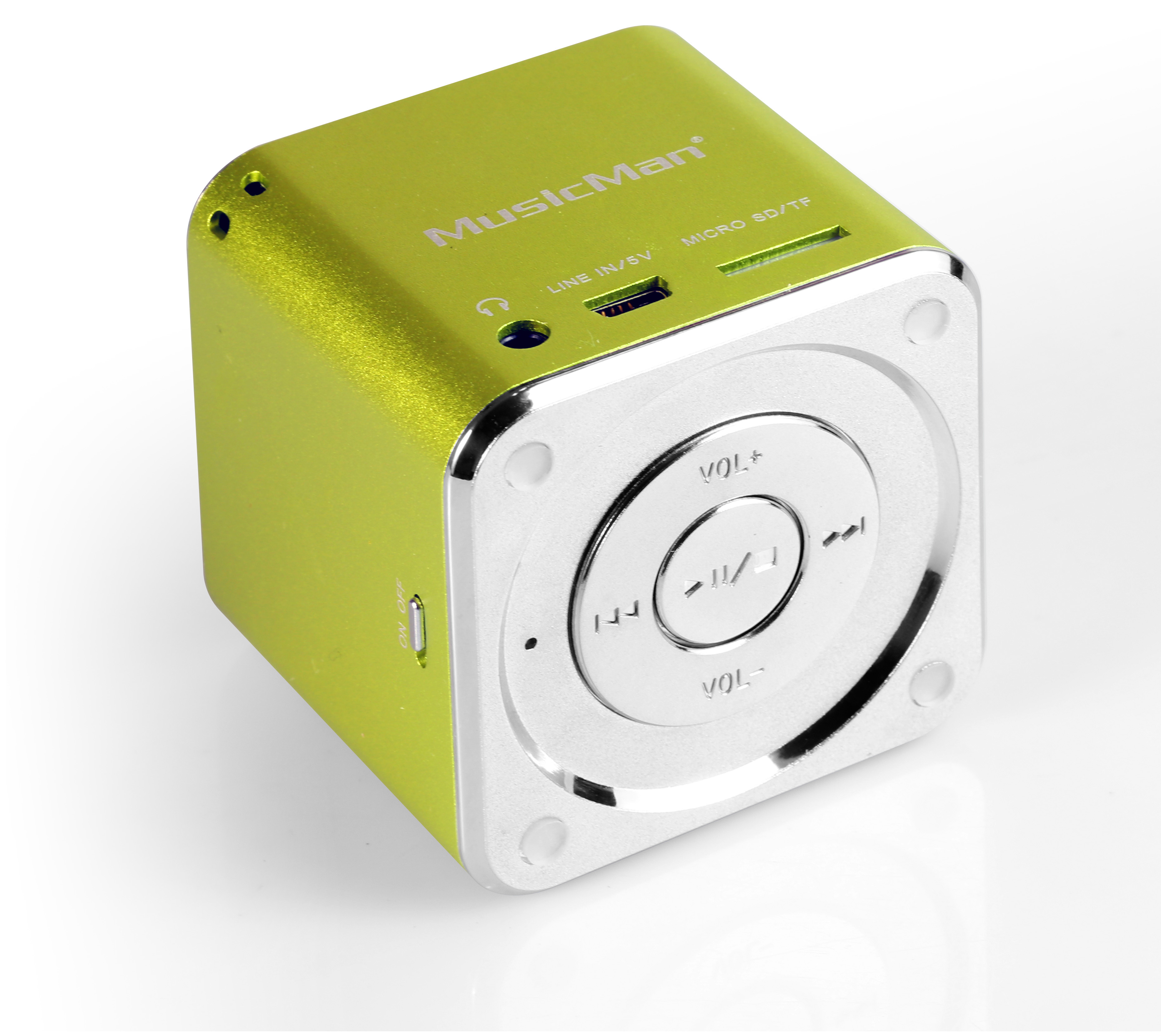 TECHNAXX Mini Musicman - Soundstation, Lautsprecher, Grün